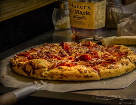 Pizza with Bourbon Sauce