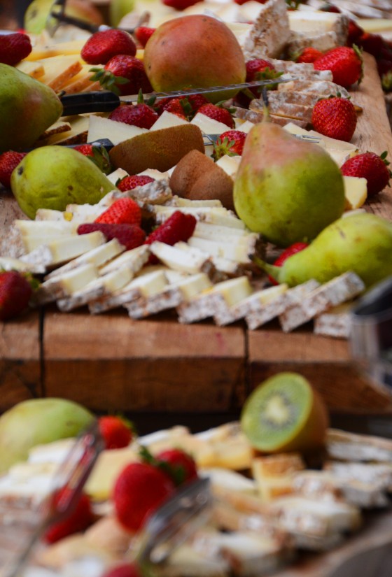 fruit and cheese