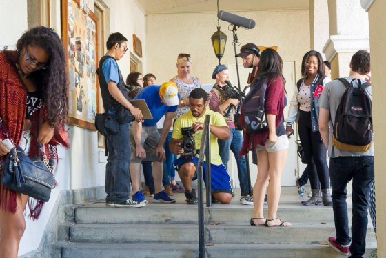 Shooting a short film