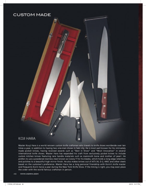 Korin knives