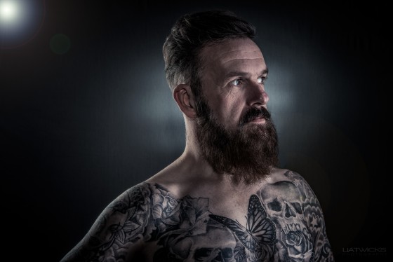 Tattoo model test shot