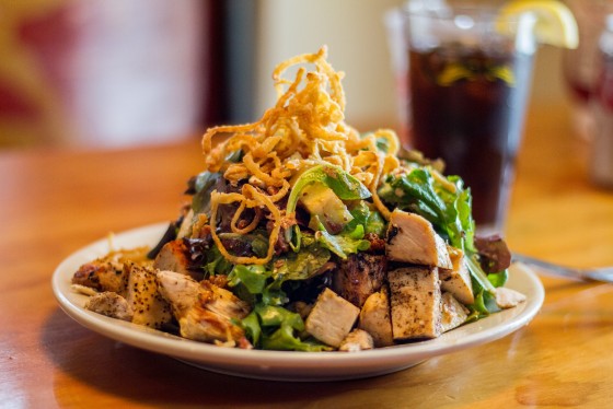 Crispy Onion Chicken Salad