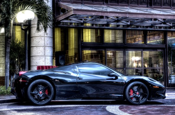 Dark Ferrari 458 Italia