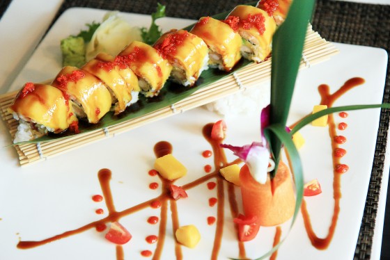 yellow tail sushi food photography