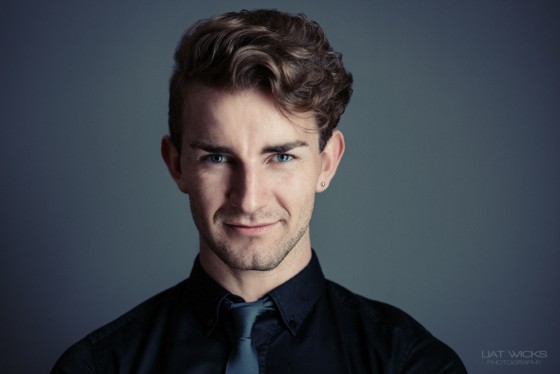 Edgy business portrait