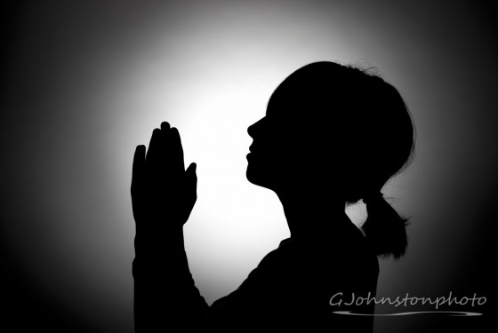 Saying a prayer.