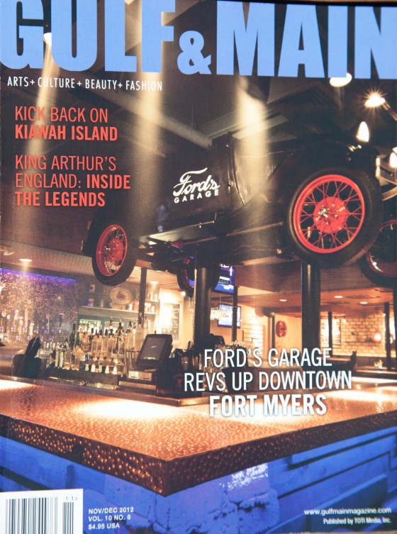 Magazine cover for Gulf & Main