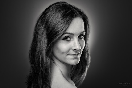 Black and white portrait