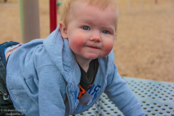 Baby in the park
