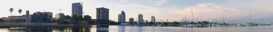 Marina cityscape