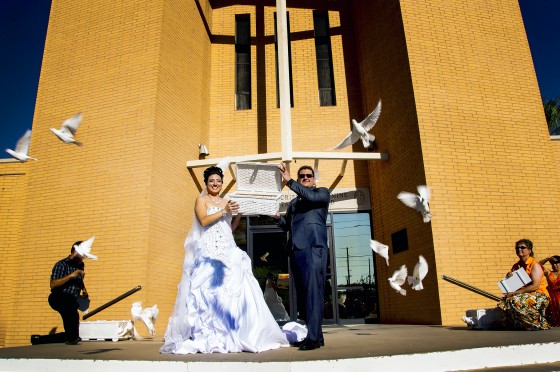 DOVES FLY AWAY