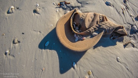 Someone lost their hat during the storm.