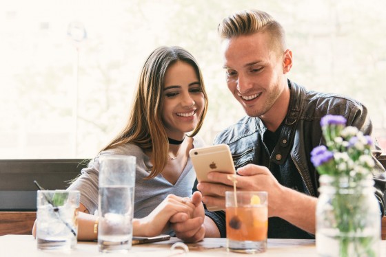 Couple at Bar