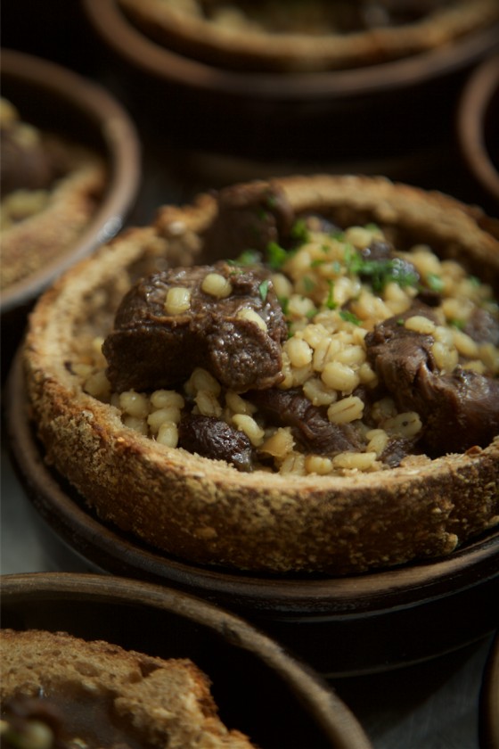 Steak in a Bread Bowl