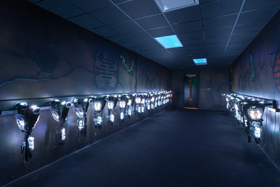 Laser Tag Vest Room