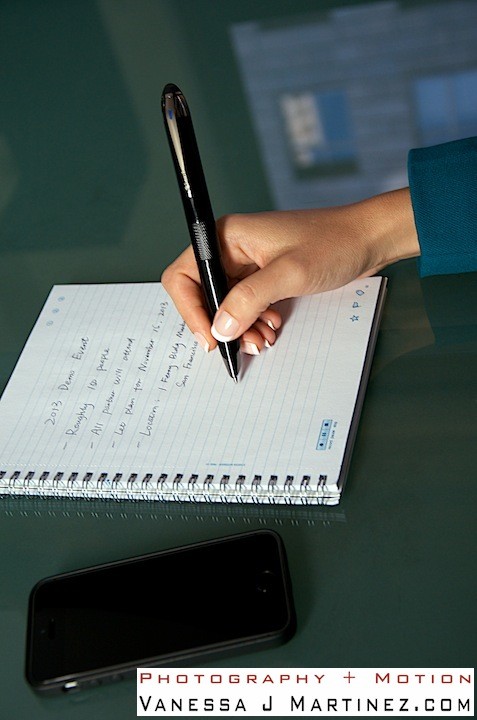 Product and Lifestyle Photography for LiveScribe - Vanessa J Martinez.com