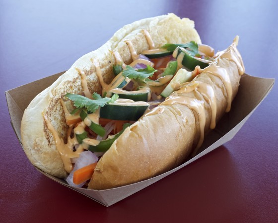 Do not forget the toppings on this hot dog!