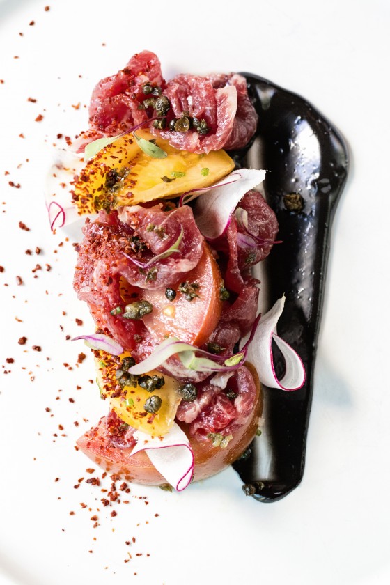 carpaccio of beef
