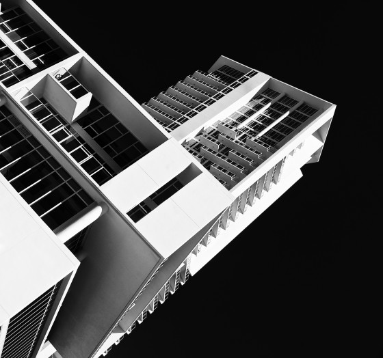 Black & white for dramatic architecture photography
