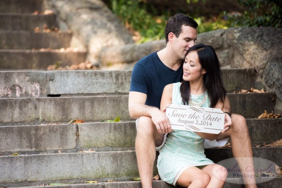 Carl Schurz park engagement photos