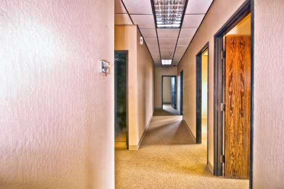 Hallway to Adjacent Offices