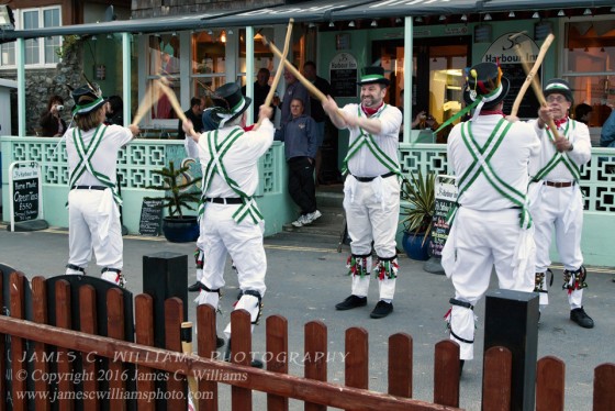 Morris Dancers in Lyme Regis, England