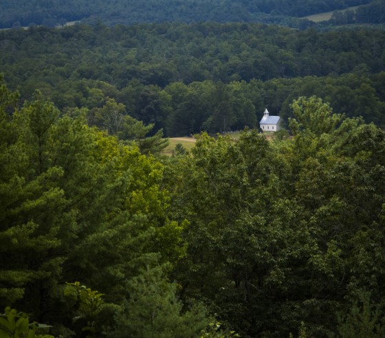 Church in the woods