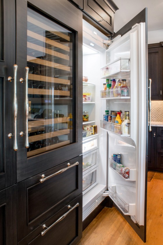Wine Refrigerator & Refrigerator