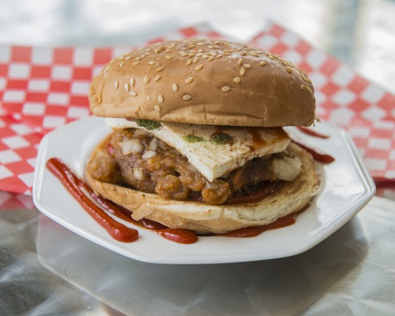 UberEATS Bombay Chowpatty Paneer Burger