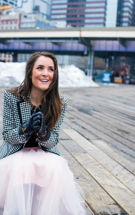 @NewYorkCityStylist trying to stay warm during a Valentines Day shoot.
