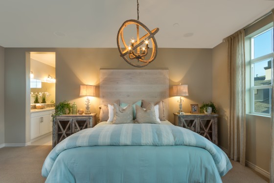 Model Home Master Bedroom