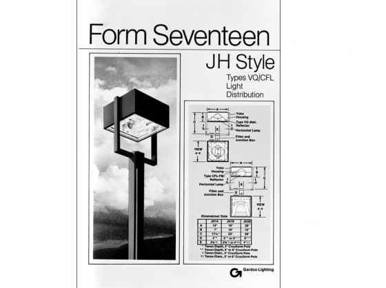 Gardco Lighting
Form 17 Datasheet