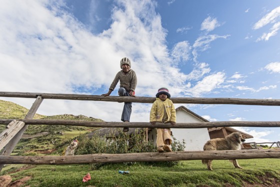 Peruvian children, Jan. 2015.