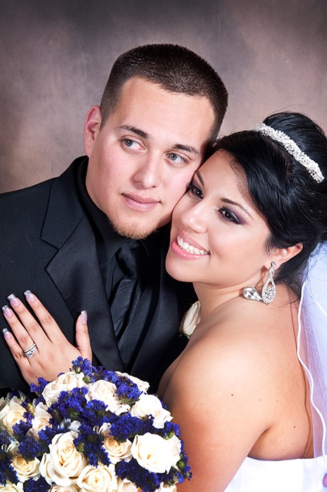 On site Studio Shot for Wedding Couple