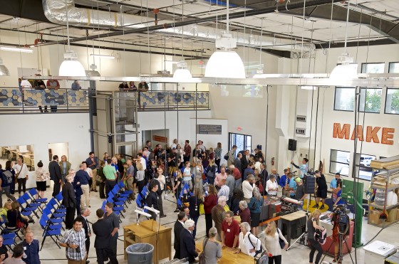 Nonprofit public workshop grand opening