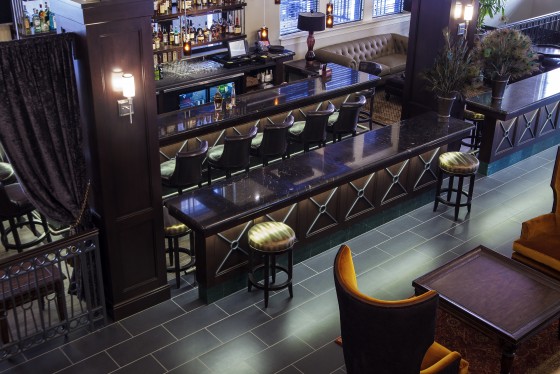Whiskey bar interior - Karen Geswein