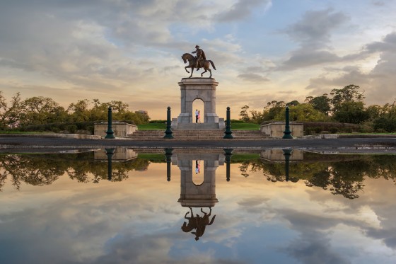 Hermann Park Engagement Photos