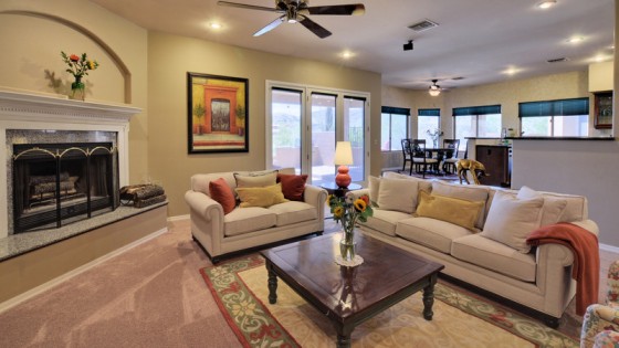 Living room area