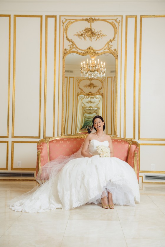 Bride Having Fun