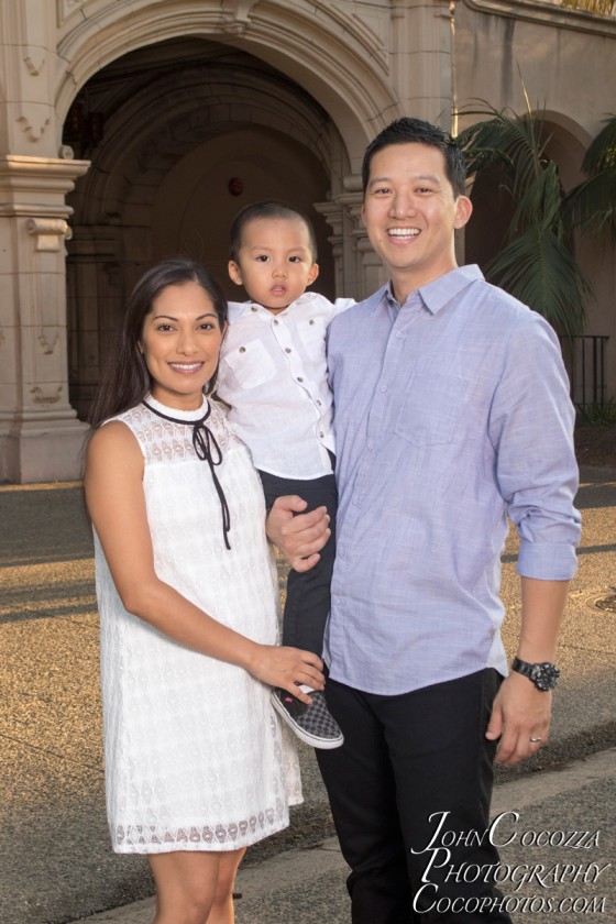 Family Portraits in Balboa Park, San Diego