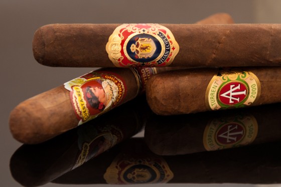 Catalog cover shot for online cigar store