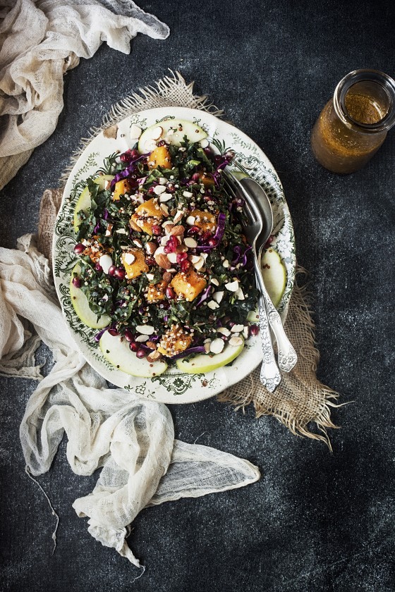 Kale and Butternut Squash Salad