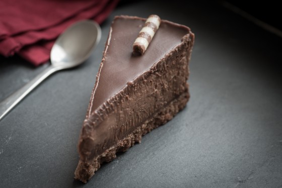 Slice of heaven - I mean chocolate cheesecake