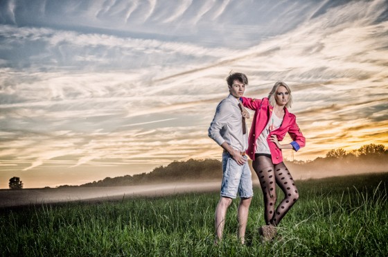 Sunset Alternative Couple