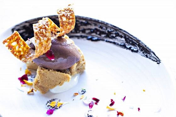 chocolate ice cream dessert