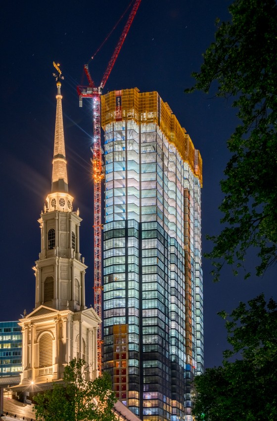 Millenial Tower being built
