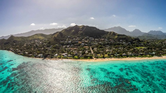 Lanikai from the reverse angle