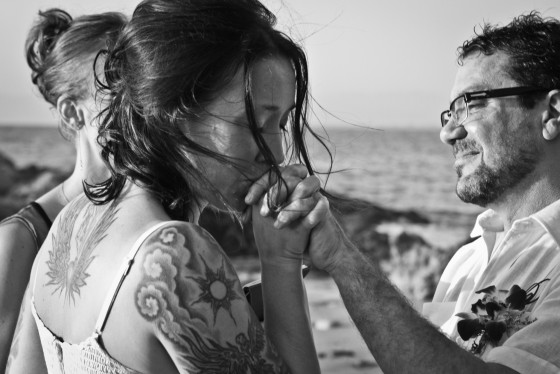 Imtimate wedding ceremony