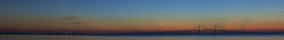 Sunrise wide panorama