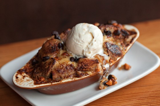 Bread Pudding a la mode